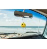 HappyBalls Happy Face Car Antenna Ball / Auto Dashboard Accessory (Yellow) (Fat Antenna) 